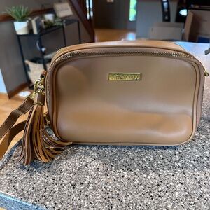 Leather cross body - like new